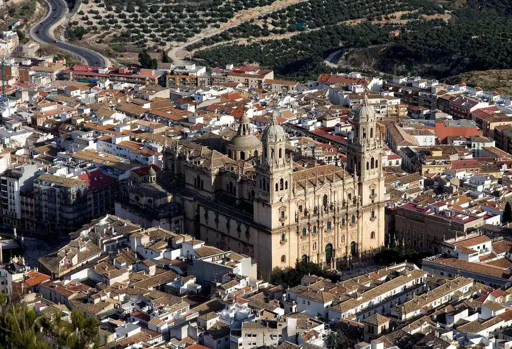 Uma imagem da Catedral de Jaén